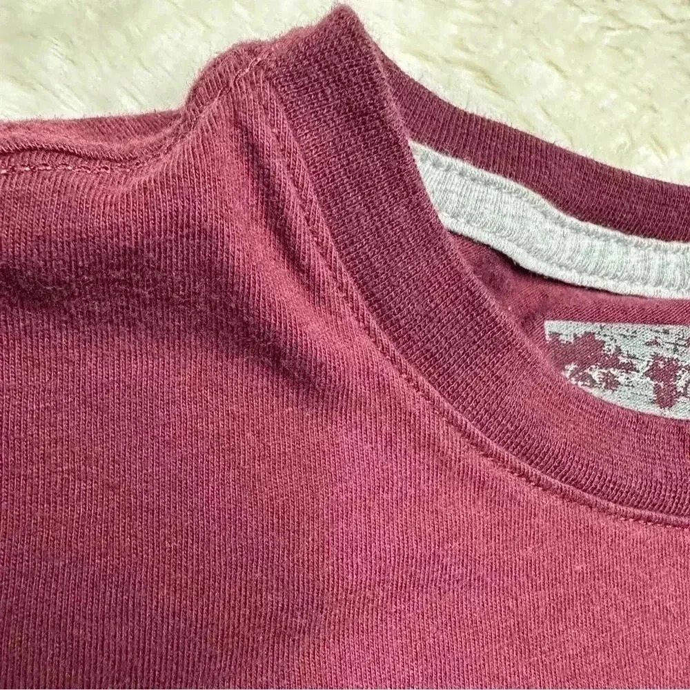 Eddie Bauer T-Shirt Burgundy Size 6 - Picture 6 of 16